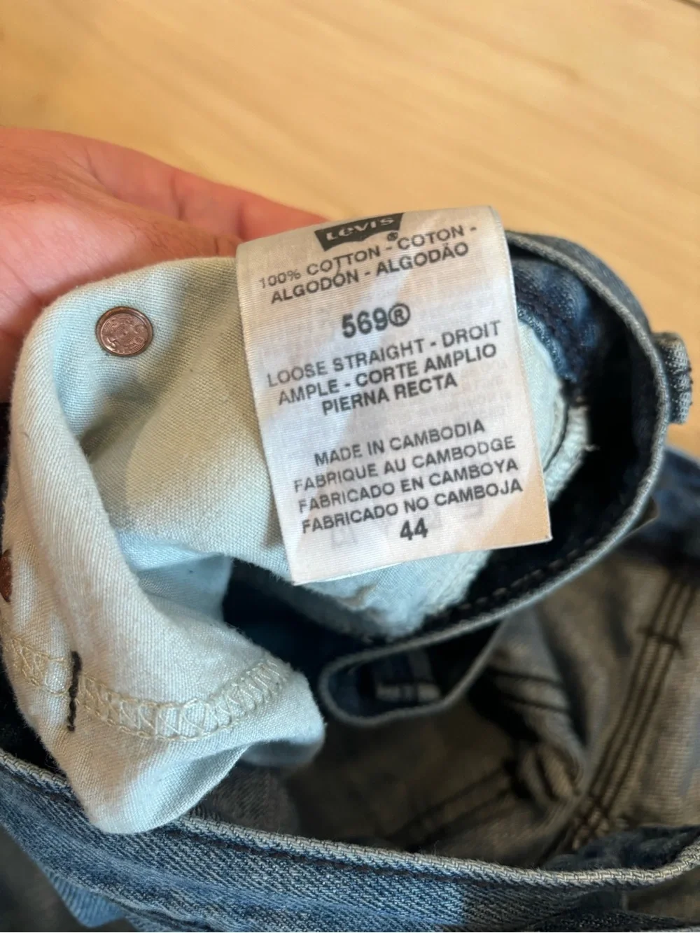 Levis levi denim